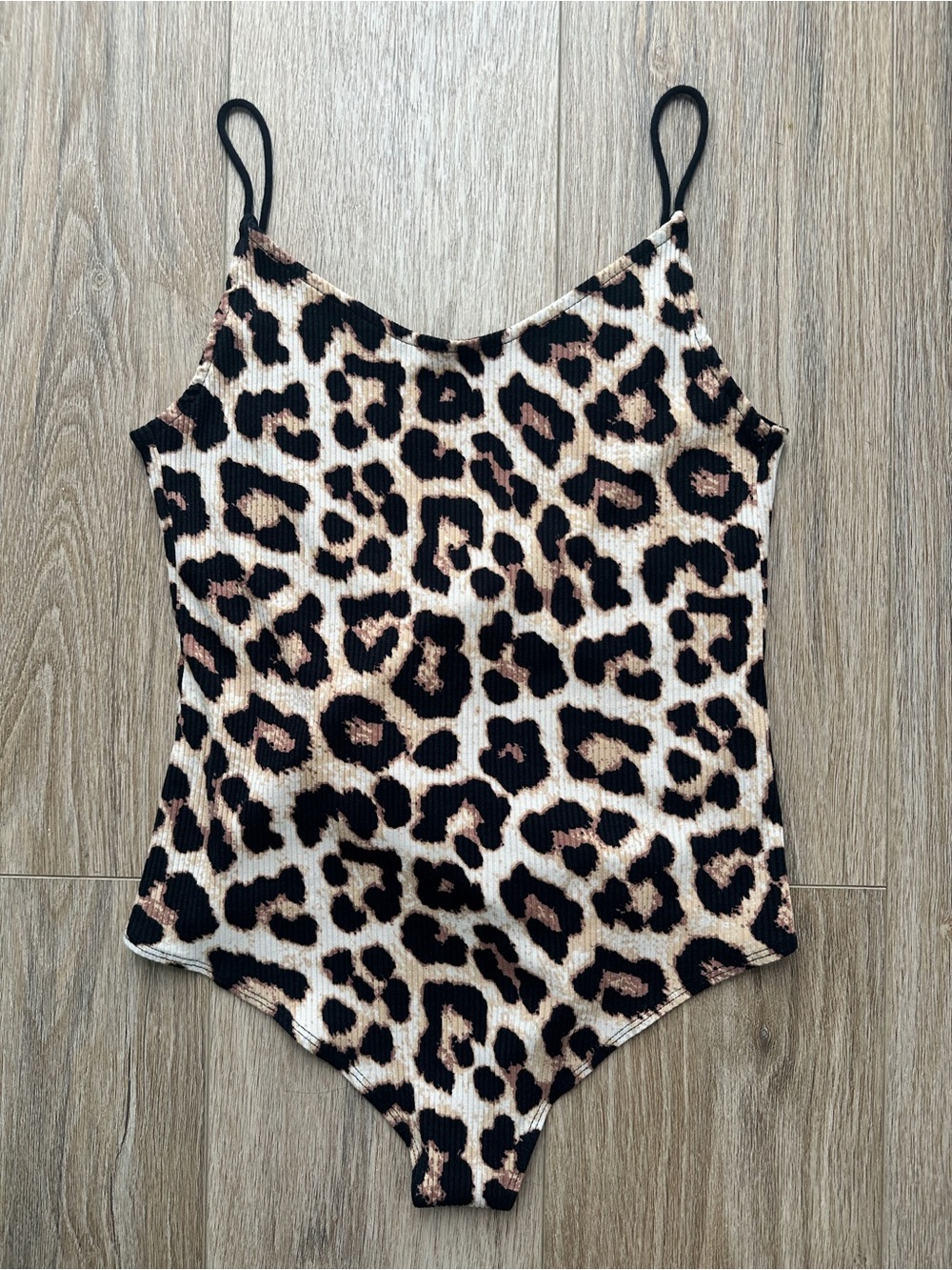 H&M leopard print bodysuit
